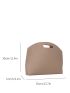 Crocodile Embossed Square Bag