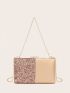 Mini Sequin Decor Chain Box Bag