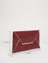Metal Decor Flap Square Bag
