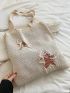 Star Graphic Crochet Bag Medium Vacation
