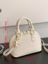 Mini Crocodile Embossed Dome Bag
