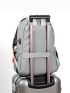 Men Drawstring Design Laptop Backpack