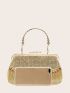 Rhinestone & Tassel Decor Evening Bag