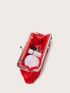 Kiss Lock Ruched Design Chain Satin Evening Bag