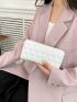 Heart Embossed Long Wallet