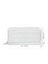 Heart Embossed Long Wallet