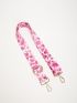Floral Pattern Bag Strap