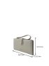 Letter Graphic Long Wallet With Wristlet