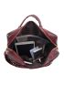 Medium Classic Backpack Burgundy Fashionable Tassel Decor For Daily