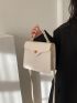 Mini Twist Lock Flap Square Bag