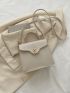 Mini Twist Lock Flap Square Bag