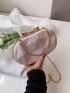 Mini Glitter Chain Box Bag