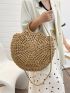 Minimalist Straw Bag