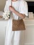 Minimalist Straw Bag