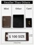 Letter Graphic Small Wallet Bifold Vintage