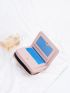 Tassel Decor Letter Graphic Small Wallet