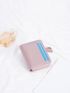 Tassel Decor Letter Graphic Small Wallet