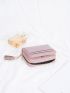 Tassel Decor Letter Graphic Small Wallet