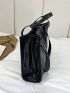 Minimalist Top Handle Square Bag