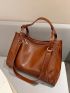 Minimalist Top Handle Square Bag