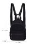 Mini Corduroy Classic Backpack With Purse