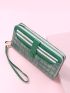 Crocodile Embossed Long Wallet