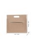 Crocodile Embossed Square Bag