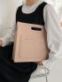 Crocodile Embossed Square Bag