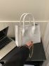 Mini Geometric Embossed Chain Square Bag