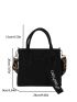 Mini Letter Graphic Square Bag