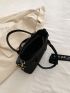 Mini Letter Graphic Square Bag