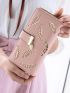 Leaf Graphic Long Wallet