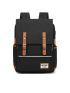 Men Letter Patch Decor Flap Backpack Camping Bag