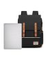Men Letter Patch Decor Flap Backpack Camping Bag