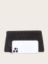 Glitter Decor Flap Chain Square Bag