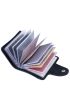 Credit Card Holder Business Bank Card Pocket PVC Large Capacity Card Cash Storage Clip Organizer Case Wallet Cardholder