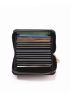 Business Card Holder Wallet Women Men Gray Bank ID Credit Card Holder 20 Bits Card Wallet PU Protects Case Coin Purse RFID Anti-theft