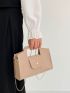 Crocodile Embossed Square Bag