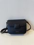 Mini Letter Graphic Flap Square Bag