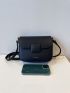 Mini Letter Graphic Flap Square Bag