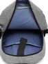 Men Letter Graphic Laptop Backpack