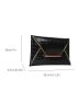 Crocodile Embossed Metal Decor Flap Envelope Bag