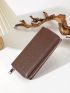 Litchi Embossed Long Wallet