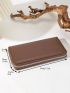Litchi Embossed Long Wallet