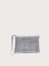 Rhinestone Decor Chain Evening Bag