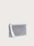 Rhinestone Decor Chain Evening Bag