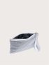 Rhinestone Decor Chain Evening Bag