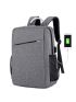 Men USB Charging Port Design Laptop Backpack