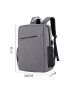Men USB Charging Port Design Laptop Backpack