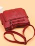 Minimalist Multi-compartment Hobo Bag